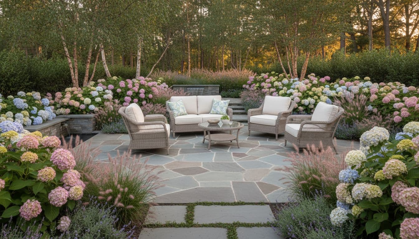 AI backyard design idea created from a photo with FlorAI